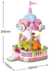 COGO® 4566 | lego-kompatibilis építőjáték | 430 db építőkocka | Körhinta – forgatható