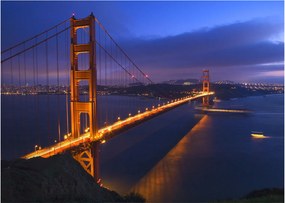 Üveg kép - Golden Gate híd (70x50 cm)