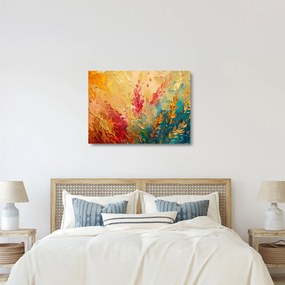 Üveg kép - A mező festése (70x50 cm)