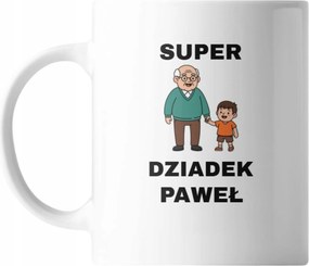 Bögre Nagypapa Nap Nagypapa Ajándék Kerámia 330ML Névre Szóló Ajándék