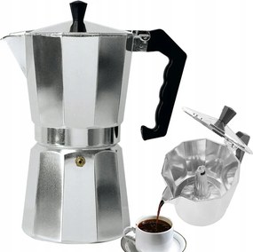Alumínium Kávéfőző Klasszikus Eszpresszó Kávéfőző 600ml
