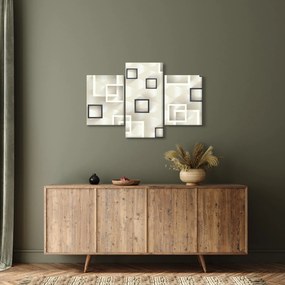 Geometriai absztrakt kép (90x60 cm)