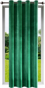 Sima velúr függöny 140x230 cm, karikás, velúr függöny, velvet anyag, fém karikák