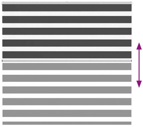 zebrafüggönnyel fekete szövetszélesség 155,9 cm poliészter