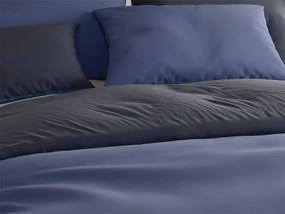 Pamut ágynemű MONOCHROMATIC szürke-kék Ágyneműhuzat mérete: 70 x 90 cm | 140 x 200 cm