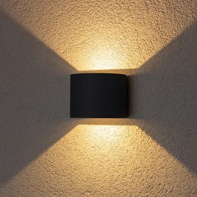 Brilagi - LED Kültéri fali lámpa RONDO LED/6W/230V antracit IP54