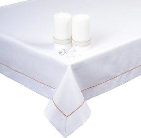 abrosz Panama Lux 180x140 foltálló fehér arany