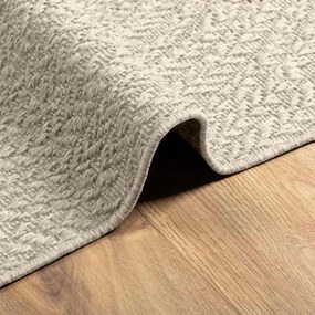 ZIZUR krém juta hatású beltéri és kültéri szőnyeg 80x150 cm