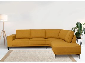 Mustársárga sarokkanapé (jobb oldali) Copenhagen – Scandic