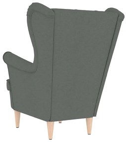 sötétszürke szövetfotel 74 x 84 x 100 cm