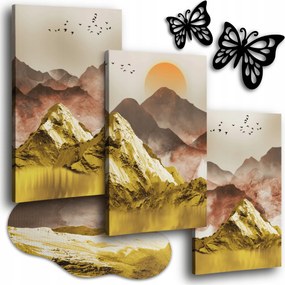 Vászonkép Hegyek 150x70 cm Nappali Képek Modern Kilátás Tájkép