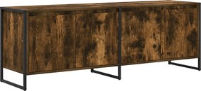vidaXL TV szekrény Füstös tölgy 140 x 36 x 49.5 cm Faanyag