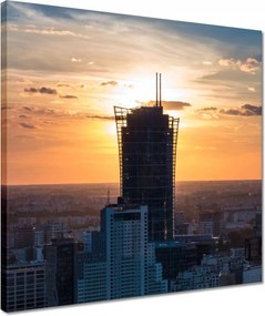 Vászonkép 40x40 Varsó Főváros Lengyel