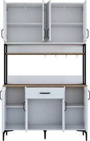 Konyhaszekrény, 120 cm – JE127