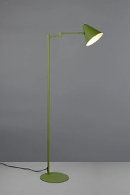 Zöld állólámpa hajlítható szerkezettel (magasság 126,5 cm) Cosima – Trio