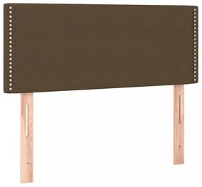 sötétbarna szövet fejtámla 90x5x78/88 cm