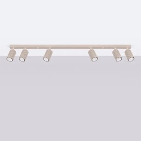 Brilagi - Spotlámpa CRESTO 6xGU10/10W/230V taupe