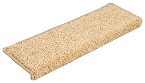 30 db krémszínű lépcsőszőnyeg, téglalap alakú széllel, 65 x 21 x 4 cm