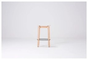 Natúr színű tölgyfa bárszék (ülésmagasság 65 cm) Nora – Gazzda