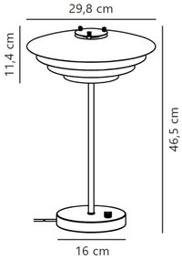 Nordlux - Asztali lámpa BRETAGNE 1xG9/25W/230V fehér