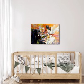 Kép - Egy nő zongorázása (70x50 cm)
