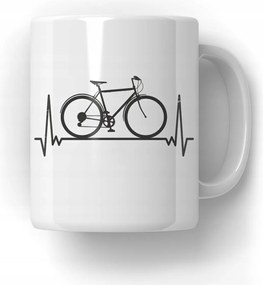 Heartbeat Bike Bögre Ajándék Sportolónak Edzőterembe