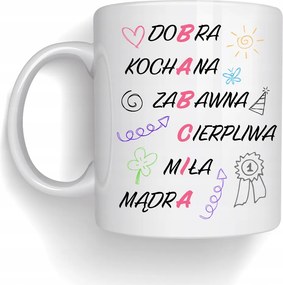 Bögre Nagymama jellemzői Vicces Ajándék Nagyinak Bögre