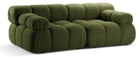 Zöld buklé moduláris kanapé 188 cm Bellis – Micadoni Home