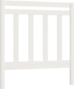 vidaXL fehér tömör fenyőfa ágy fejtámla 95 x 4 x 100 cm