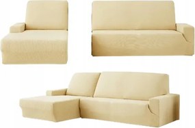 Kanapé Huzat Szett Bézs 280 CM Abj