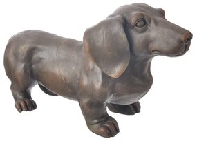 InDecor Kerámia mopszli barna, 43 x 19 x 26 cm