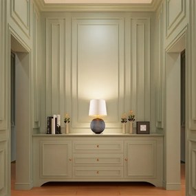 Argon 8538 - Asztali lámpa HAMILTON 1xE27/15W/230V krémes/fekete