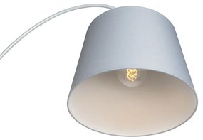 Okos ív lámpa acélból szürke színben, wifivel, A60 - Bend