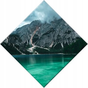 Vászonkép 28x28 Hegyi tó Tájkép