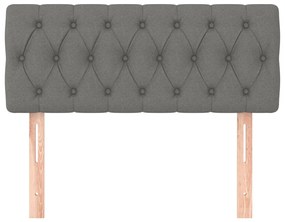 Fejtámla boxspring ágyhoz 90 cm sötétszürke