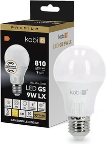 E27 9W Led Izzó Mozgás- És Szürkületérzékelővel