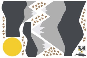 Giant Kid Sticker Scandinavian Mountains Nordika falmatrica - Ambiance