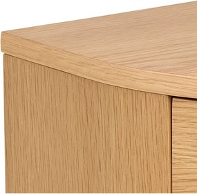 Világos natúr színű éjjeliszekrény tölgyfa dekorral Paron – Actona