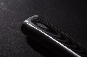 G21 Damascus Premium késkészlet bambusz blokkban, doboz, 5 db + köszörűkő