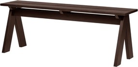 Sötétbarna tömörfa kerti pad Navo – noo.ma