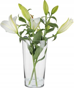 Üveg váza Virágos flakon Ló Nagy h 26