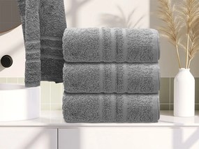 Classic törölköző 50 x 100 cm világosszürke, 100% pamut