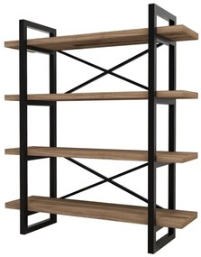 könyvespolc Makro - Walnut