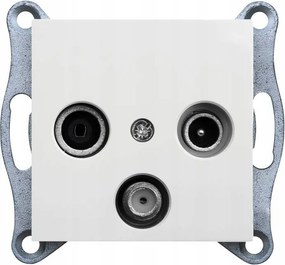 WL3110 Hager Lumina Rtv-sat aljzat végzáró fehér