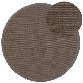 Szizál szőnyeg Sana Grey o 250 cm kör alakú