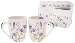 Krémszínű porcelán bögre szett 2 db-os 350 ml – Dakls