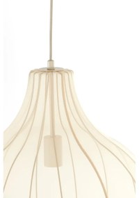 Bézs függőlámpa textil búrával ø 50 cm Elati – Light &amp; Living