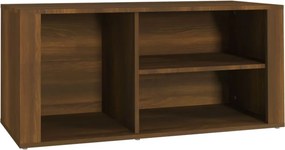 vidaXL barna tölgyszínű szerelt fa cipősszekrény 100x35x45 cm