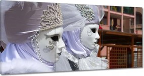 Festmények 120x60 Szórakozás Velencében Maszkok