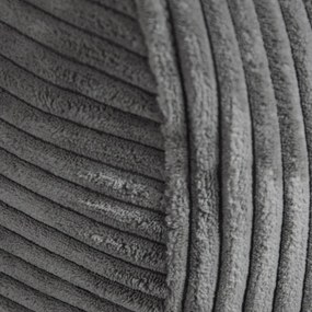 Sötétszürke kordbársony babzsákfotel Sofa Tube 190 – SLOWDOWN